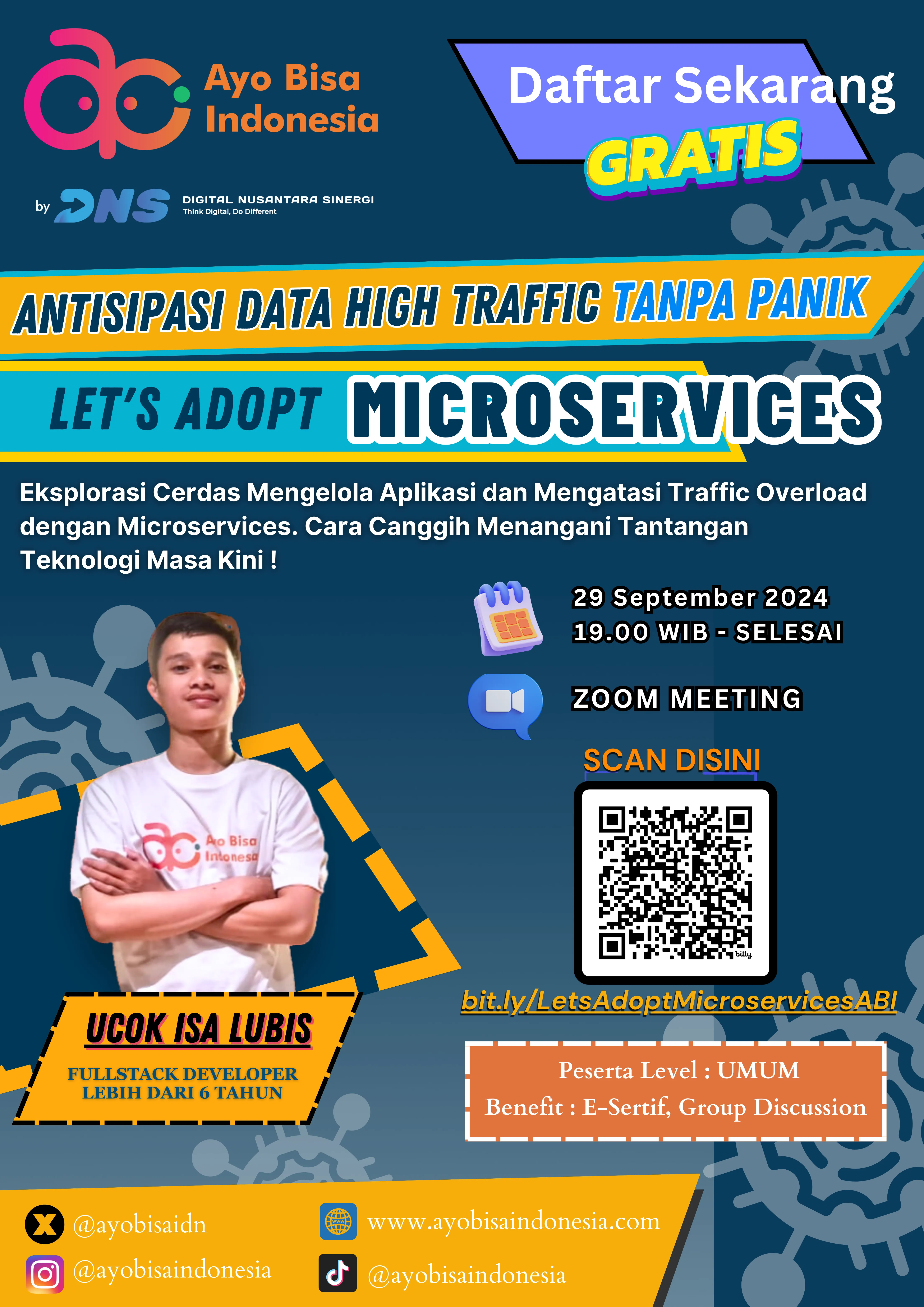 Antispasi Data High Traffic Tanpa Panik : Let's Adopt Microservices