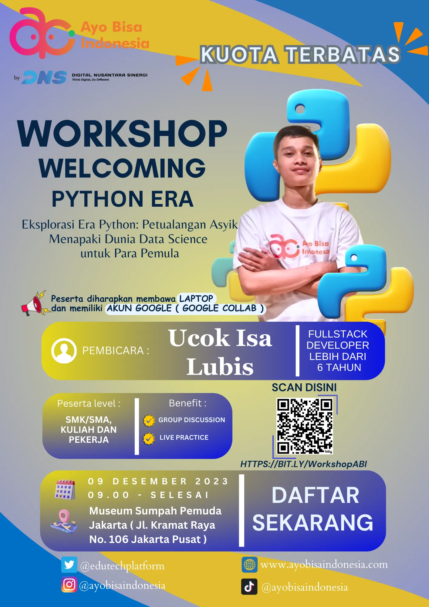 Workshop Welcoming Python Era